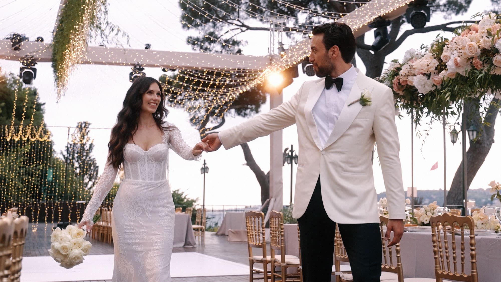 Brautpaarshooting eines Hochzeitsvideografen bei einer Destination Wedding